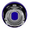 Picture of Head for pilot light, Harmony XB4, blue, 22mm, with grooved lens, universal LED