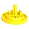 Picture of Antimicrobial plain cap, Harmony XB5, Harmony XB4, yellow, for flush mounted push button
