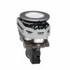 Picture of Pilot light, Harmony XB4,metal, white flush mounted, 30mm, universal LED, plain lens, 230...240V AC