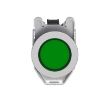 Picture of Pilot light, Harmony XB4,metal, green flush mounted, 30mm, universal LED, plain lens, 230...240V AC