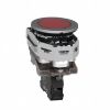 Picture of Pilot light, Harmony XB4,metal, red flush mounted, 30mm, universal LED, plain lens, 230...240V AC
