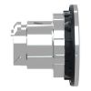 Picture of Flush mounted push button head, Harmony XB4, metal, white, 30mm, spring return, marked UP ARROW