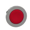 Picture of Flush mounted push button head, Harmony XB4, metal, red, 30mm, spring return, unmarked