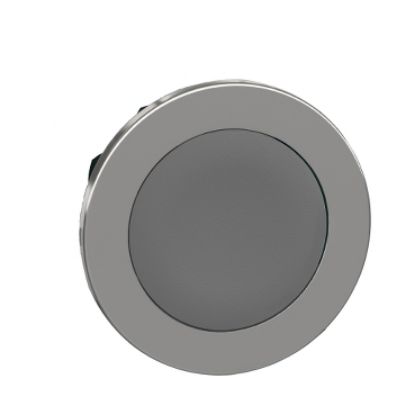 Picture of Head for non illuminated push button, Harmony XB4, flush mounted grey flush caps pushbutton