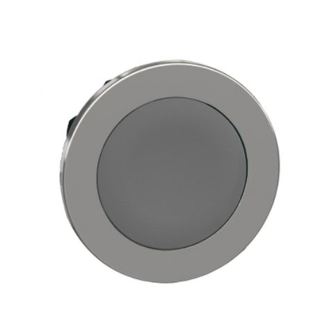 Picture of Head for non illuminated push button, Harmony XB4, flush mounted grey flush caps pushbutton