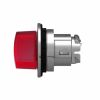 Picture of Head for illuminated selector switch, Harmony XB4, metal, red handle, 30mm, universal LED, 2 positions, stay put