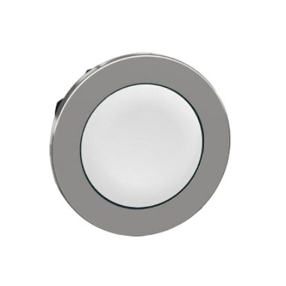 Picture of Head for non illuminated push button, Harmony XB4, flush mounted white flush caps pushbutton push