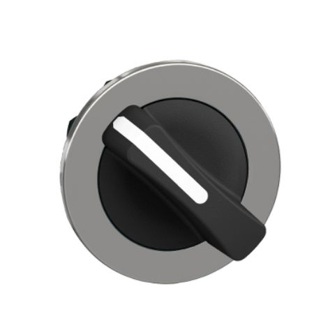 Picture of Head for selector switch, Harmony XB4, flush mounted black 2 position return right to left