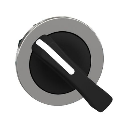 Picture of Head for selector switch, Harmony XB4, flush mounted black long handle 2 position stay put