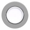Picture of Head for illuminated push button, Harmony XB4, black metal, white flush, 30mm, spring return, universal LED, unmarked