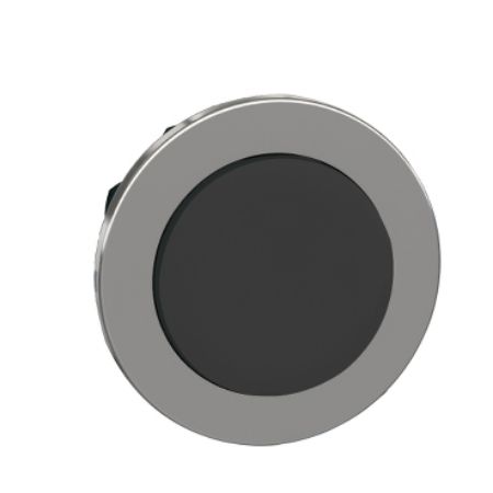 Picture of Head for non illuminated push button, Harmony XB4, flush mounted black projecting pushbutton