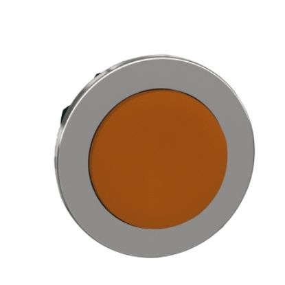 Picture of Head for non illuminated push button, Harmony XB4, flush mounted orange projecting pushbutton