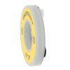 Picture of Illuminated marked legend ring, Harmony XB5, 60mm, plastic, yellow, white or red integral LED, marked EMERGENCY STOP, 24V AC DC