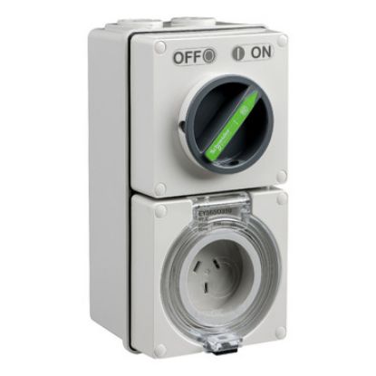 Picture of Easy56, Switched Socket, 3 Pin, 10A, 250V