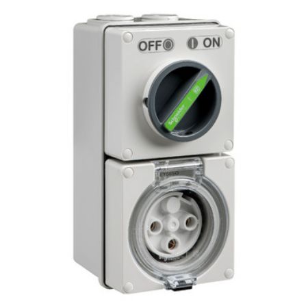 Picture of Easy56, Switched Socket, 3 Pin, 32A, 250V