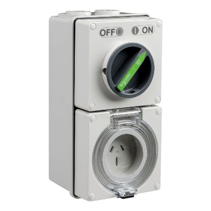 Picture of Easy56, Switched Socket, 3 Pin, 15A, 250V