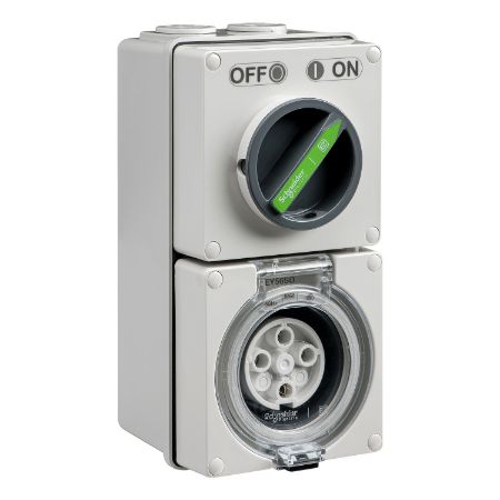 Picture of Easy56, Switched Socket, 4 Pin, 10A, 500V