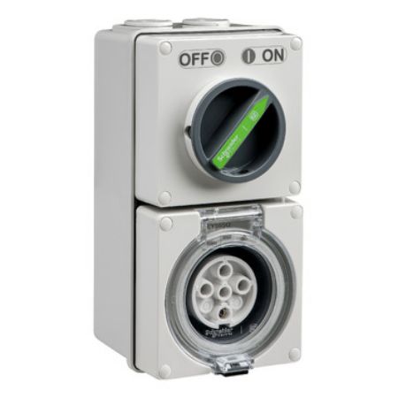 Picture of Easy56, Switched Socket, 5 Pin, 10A, 500V