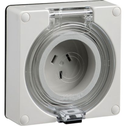 Picture of Easy56, Socket, 3 Pin, 10A, 250V, Less Enclosure