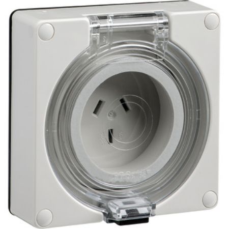Picture of Easy56, Socket, 3 Pin, 10A, 250V, Less Enclosure