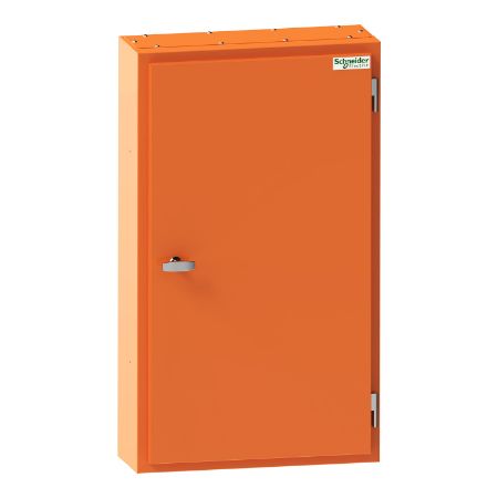 Picture of MD Isobar standard distribution board, Acti9, 48 poles, 160A main switch, 18mm, IP56, orange