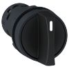 Picture of Monolithic selector switch, Harmony XB7, plastic, black, 22mm, stay put, 2 positions, stay put, 1NO