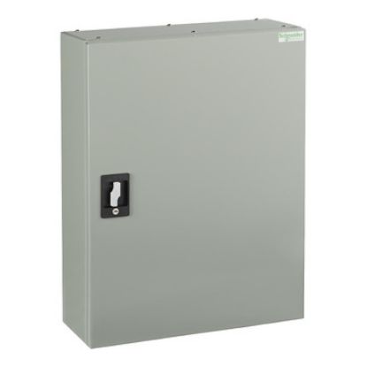 Picture of Acti9, MB Isobar standard distribution board, Acti9, 24 poles, 250A main switch, 18mm, IP42, grey
