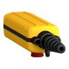 Picture of Pendant control station, Harmony XAC, plastic, yellow, 4 push buttons, 1 and 2 with 2 NO + NC , 3 and 4 with  1 NO, 1 emergency stop NC