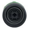 Picture of Head for non illuminated push button, Harmony XB5, plastic, 22mm, spring return,without cap