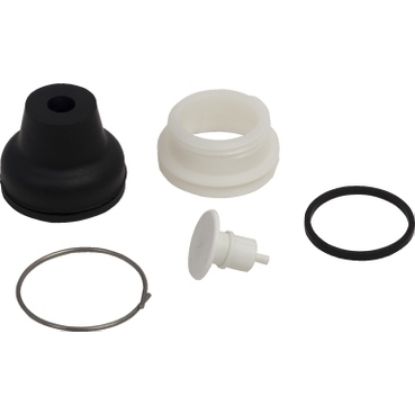 Picture of Head for push button, Harmony XAC, plastic, white, booted, operating travel 16mm, 25...+ 70 degree C