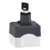Picture of Harmony XALD XALK, Control station, plastic, dark grey lid, 1 selector key switch 22mm, 1NO