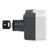 Picture of Harmony XALD XALK, Control station, plastic, dark grey lid, 1 selector key switch 22mm, 1NO