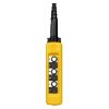 Picture of Pendant control station, Harmony XAC, plastic, yellow, 6 push buttons with NO+NC
