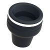 Picture of Head for push button, Harmony XAC, plastic, black, booted, operating travel 4mm, 25...+ 70 degree C
