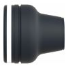 Picture of Head for push button, Harmony XAC, plastic, black, booted, operating travel 16mm, 25...+ 70 degree C