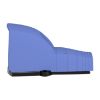 Picture of Single foot switch, Harmony XPE, plastic, blue, with cover, 1 step, 2 contacts 1NC+NO, IP66