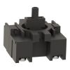 Picture of Single contact block, Harmony XAC, spring return, front mounting, single speed CO for XACB91 operators