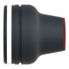 Picture of Head for push button, Harmony XAC, plastic, black, booted, operating travel 16mm, 40...+ 70 degree C
