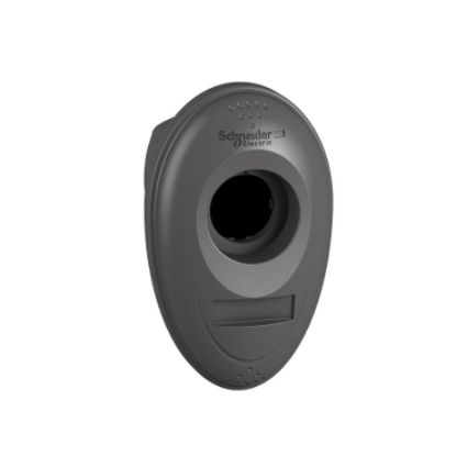 Picture of Harmony XB5R, Empty handy box, plastic, dark grey, 1 cut-out, 22mm