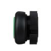 Picture of Head for push button, Harmony XAC, plastic, green, booted, spring return
