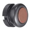 Picture of Push button head, Harmony XAC, plastic, brown, booted, spring return