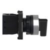 Picture of Complete selector switch, Easy Harmony XA2, plastic, black, 22mm, long handle, 2 positions, stay put, 1NO