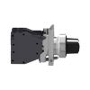 Picture of Selector switch, Harmony XB4 - ATEX D, metal, 22mm, 2 positions, black standard handle, stay put, screw clamp terminals, 1NO + 1NC