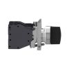 Picture of Selector switch, Harmony XB4 - ATEX D, metal, 22mm, 3 positions, black standard handle, stay put, screw clamp terminals, 2NO