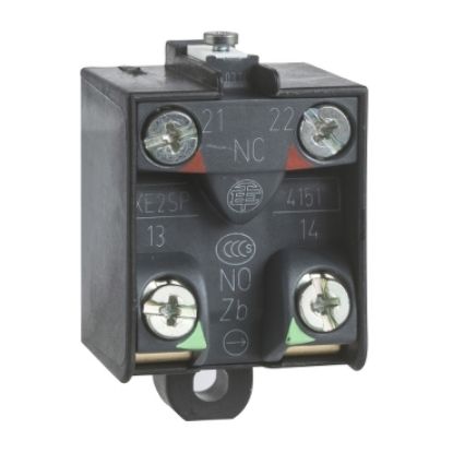 Picture of Contact Block, Harmony XPE, Preventa Safety detection, 2 step switch, 1NO + 1NC