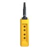 Picture of Empty pendant control station, Harmony XAC, plastic, yellow, 4 cut outs, for cable 10...22mm