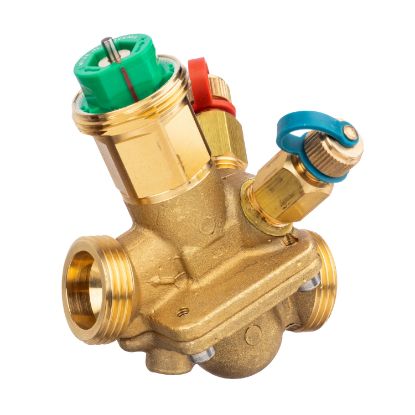 Picture of SpaceLogic VP228E PIBCV (PICV), 2-Way, PN16, DN15, G3/4 Ext. Thread, Low Flow: 0.06...0.28 m³/h (0.015...0.076 l/s).