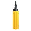 Picture of Empty pendant control station, Harmony XAC, plastic, yellow, 4 cut outs