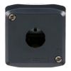 Picture of Empty control station, Harmony XALD, XALK, plastic, dark grey lid, light grey base, 1 cut out 22mm, UL CSA certified