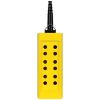 Picture of Empty pendant control station, Harmony XAC, plastic, yellow, 12 cut outs,for cable 10…22mm
